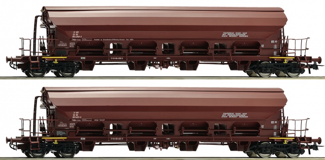 Set of 2 Salt hopper cars<br /><a href='images/pictures/Roco/Roco-67179.jpg' target='_blank'>Full size image</a>